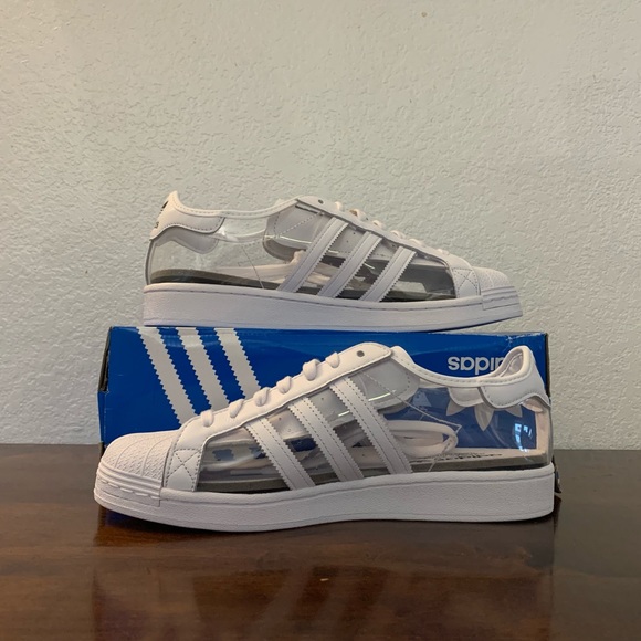 Adidas Originals Superstar Transparent Clear White - Picture 2 of 5